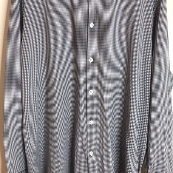 Mizzen+Main Leeward Label Trim Fit Long Sleeve Button Shirt Men's XL Gray - Picture 2 of 13